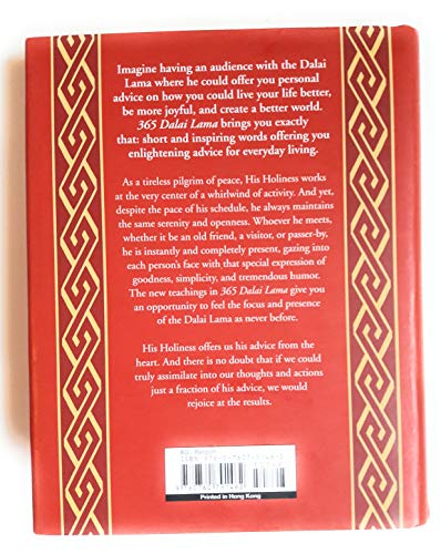 365 Dalai Lama Daily Advice From The Heart