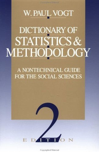 Dictionary of Statistics & Methodology