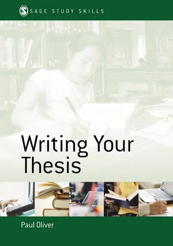 Writing Your Thesis