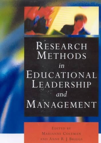 Research Methods in Educational Leadership and Management