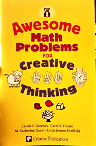 Awesome Math Problems for Creative Thinking: Answer Key, Catalog No. 20123