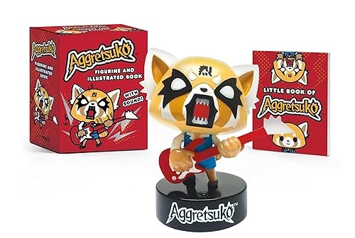 Aggretsuko Figurine and Illustrated Book