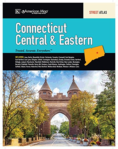 Connecticut State Central  Eastern Regional Road Atlas