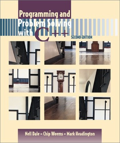 Programming and Problem Solving with C++