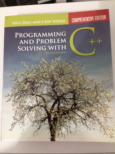 Programming and Problem Solving with C++