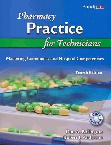 Pharmacy Practice for Technicians
