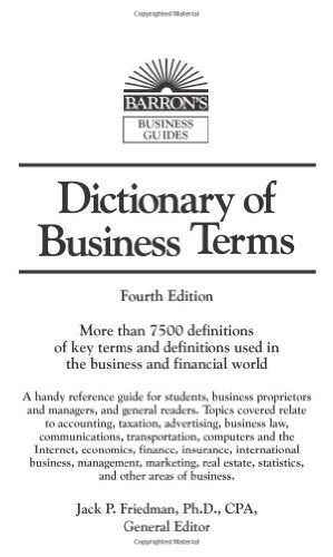 Dictionary of Business Terms