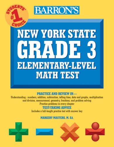 Barron's New York State Grade 3 Elementary-Level Math Test