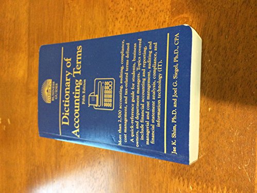 Dictionary of Accounting Terms