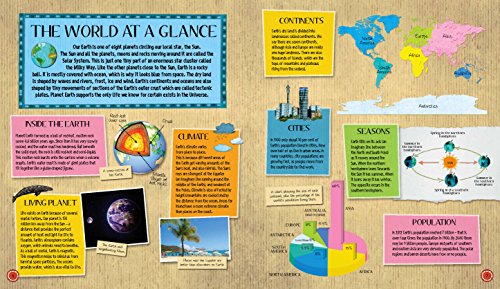 Barron's Amazing Fact-Packed, Fold-Out Atlas of the World