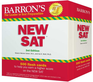 Barron's NEW SAT Flash Cards
