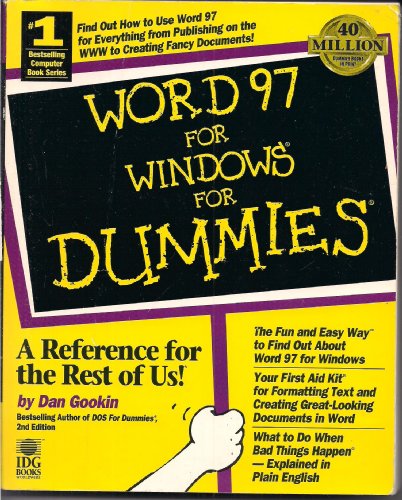 Word 97 for Windows For Dummies