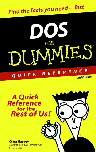DOS for Dummies Quick Reference
