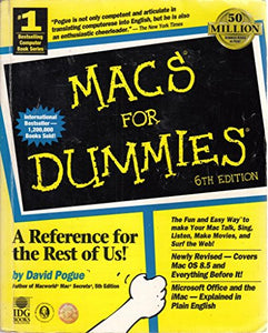 Macs For Dummies 