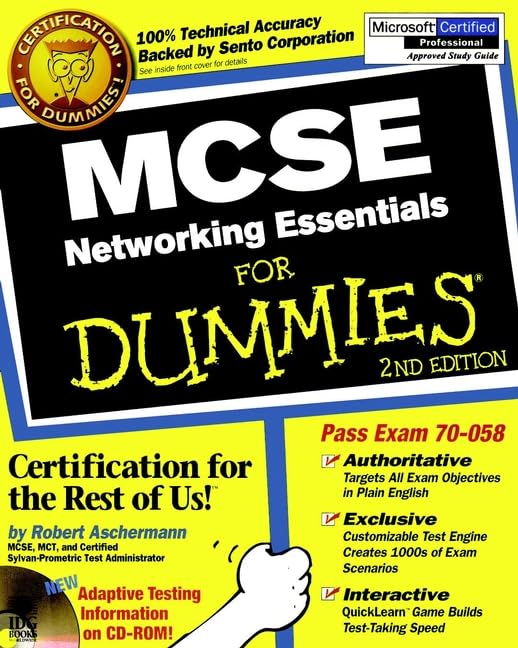 MCSE Networking Essentials For Dummies