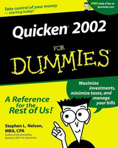 Quicken 2002 for Dummies 