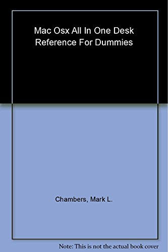 Mac OS X All-in-One Desk Reference For Dummies