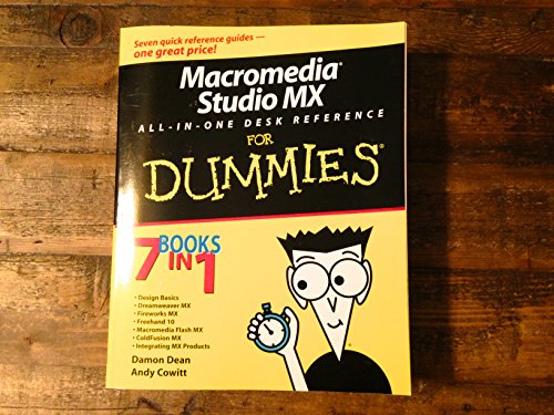 Macromedia Studio MX All-in-One Desk Reference For Dummies