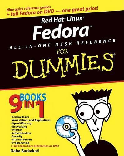 Red Hat Linux Fedora All-in-one Desk Reference for Dummies