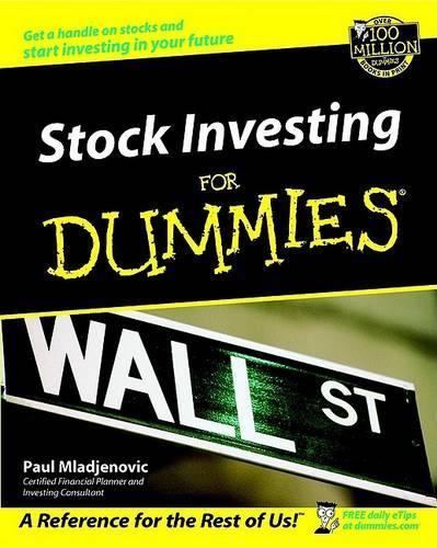Stock Investing for Dummies