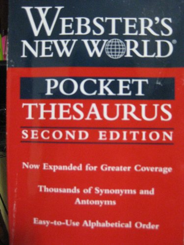 Webster's New World Pocket Thesaurus