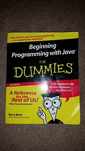 Beginning Programming with Java For Dummies