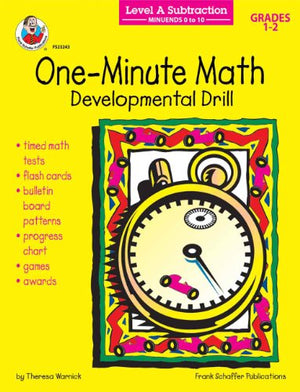 Level A Subtraction: Minuends 0 to 10, Grades 1 - 2