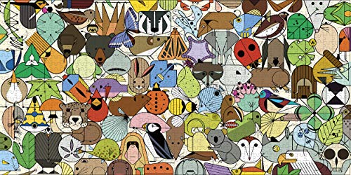 Charley Harper Beguiled by the Wild 1000-Piece Jigsaw