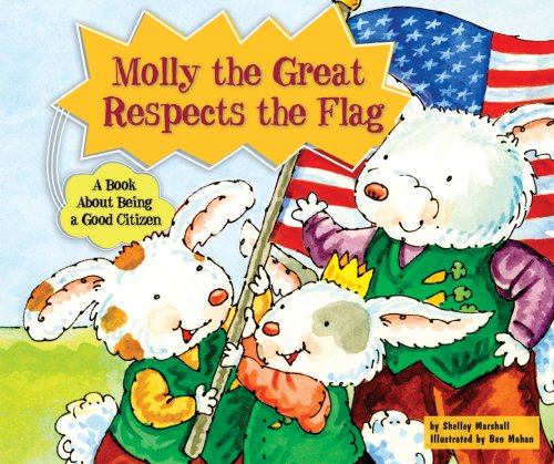 Molly the Great Respects the Flag