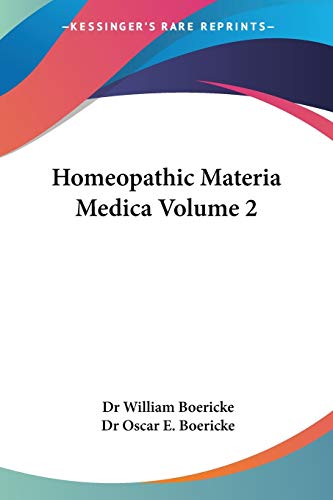 Homeopathic Materia Medica  (1927)
