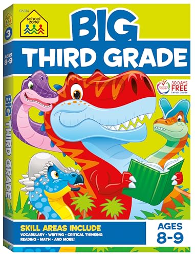 School Zone Big Third Grade Workbook