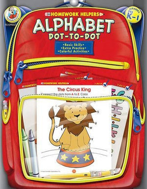 Alphabet Dot-To-Dot, Grades Pk - 1