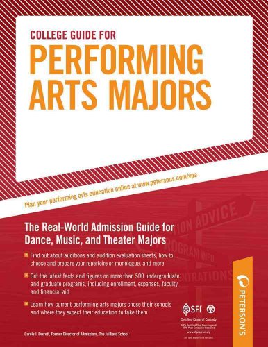 Peterson's College Guide for Performing Arts Majors