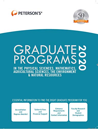 Graduate Programs in the Physical Sciences, Mathematics, Agricultural Sciences, the Environment & Natural Resources 2021