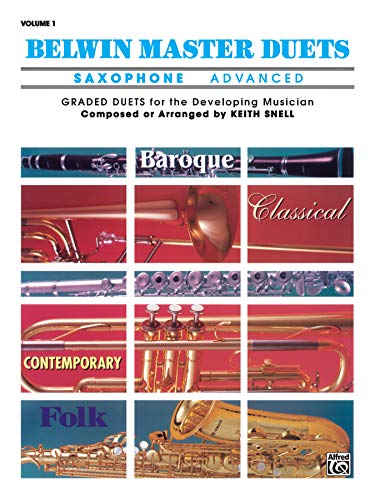 Belwin Master Duets (Saxophone), Advanced Volume 1