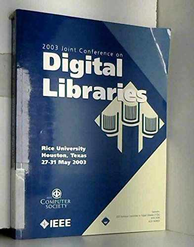 Joint Conference on Digital Libraries (JCDL 2003)