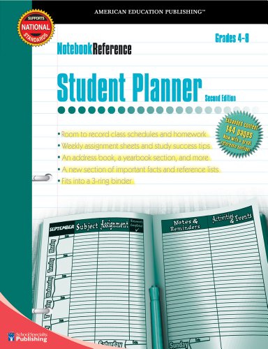Student Planner, Grades 4 - 8