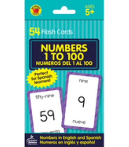 Numbers 1 to 100 Flash Cards