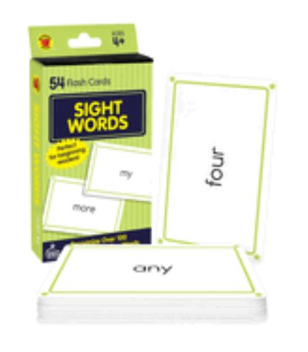 Sight Words Flash Cards