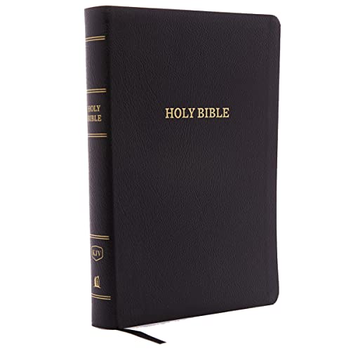 KJV Holy Bible: Giant Print with 53,000 Cross References, Black Bonded Leather, Red Letter, Comfort Print: King James Version