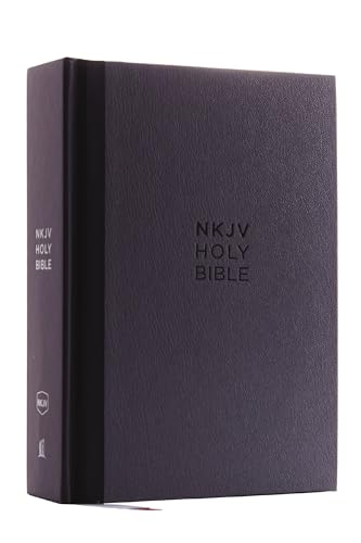 NKJV, Compact Single-Column Reference Bible, Hardcover, Gray, Comfort Print