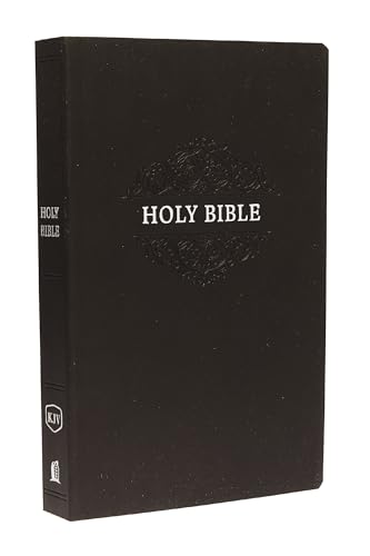KJV, Holy Bible, Soft Touch Edition, Leathersoft, Black, Comfort Print