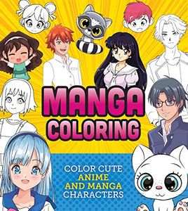 Manga Coloring Book 