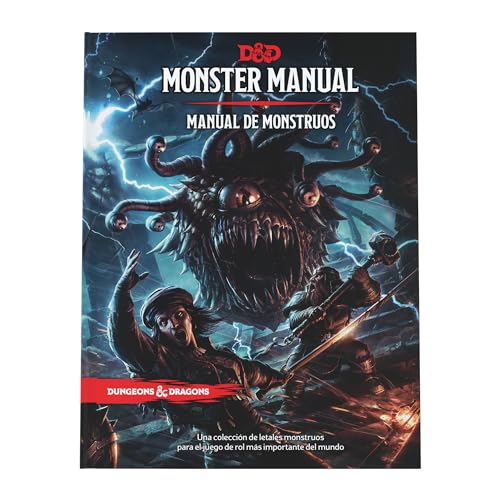 Monster Manual: Manual de Monstruos de Dungeons & Dragons (reglamento básico del  juego de rol D&D)