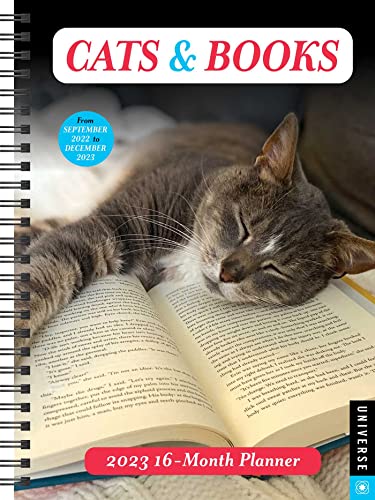 Cats & Books 2023 16-Month Planner
