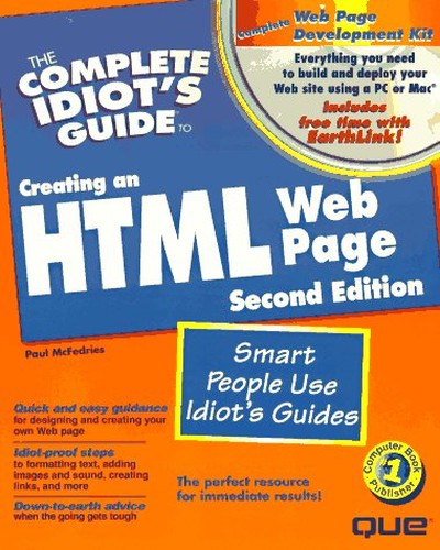 The Complete Idiot's Guide to Creating an HTML Web Page