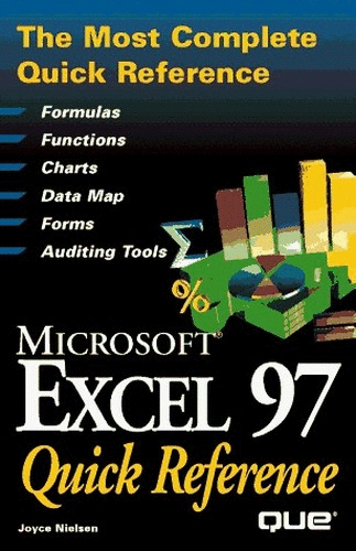 Microsoft Excel 97 Quick Reference