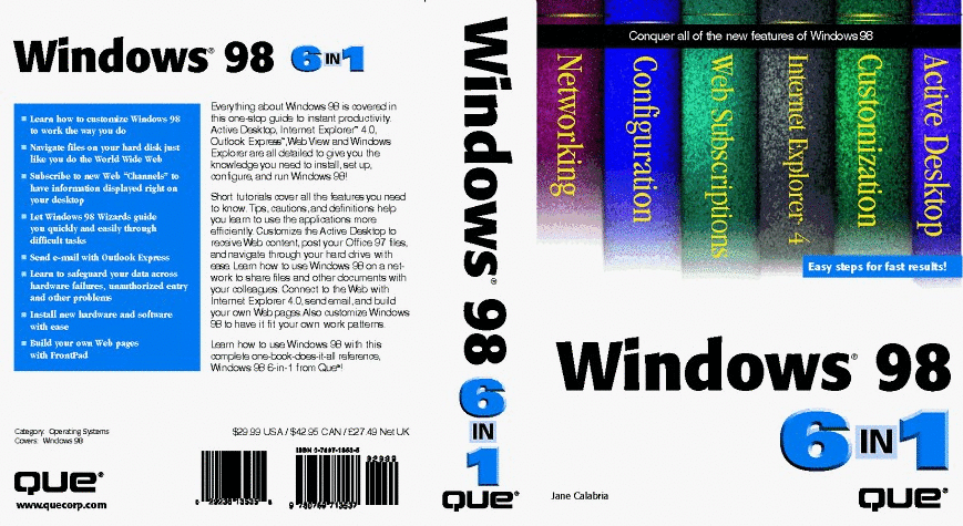 Microsoft Windows 98 6 in 1