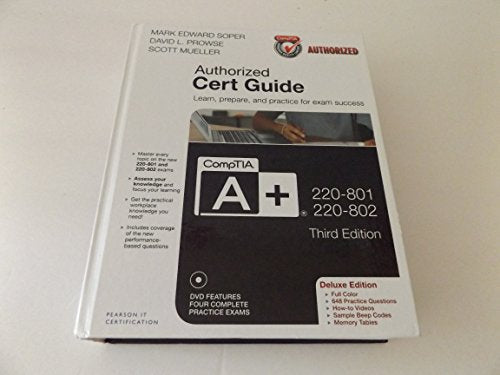 CompTIA A+ 220-801 and 220-802 Cert Guide, Deluxe Edition