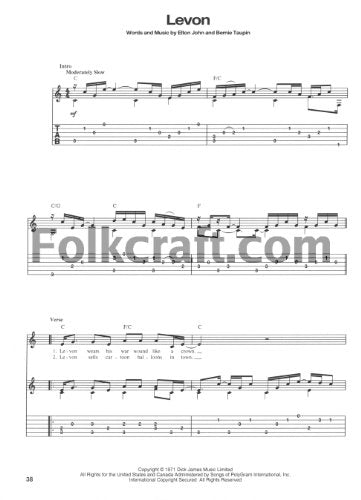 Elton John - The Fingerstyle Collection